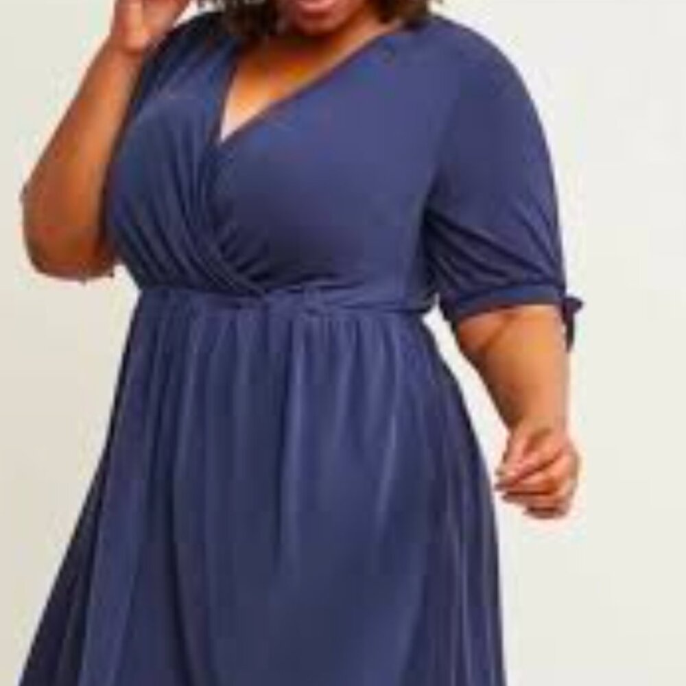 Lane Bryant Navy Short Dress NWT